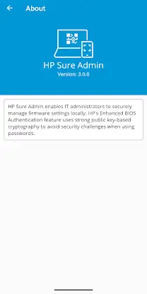 HP Sure Admin screenshot 3