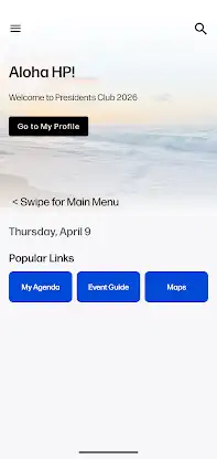 HP Events screenshot 1