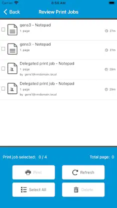 HP JetAdvantage Secure Print screenshot 4