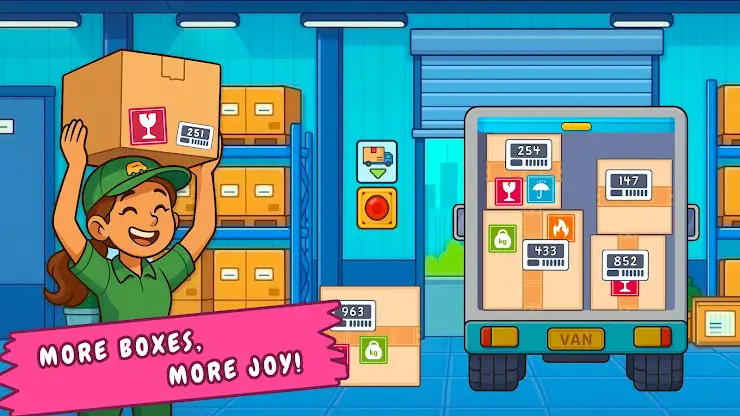 Cozy Packing Simulator screenshot 2