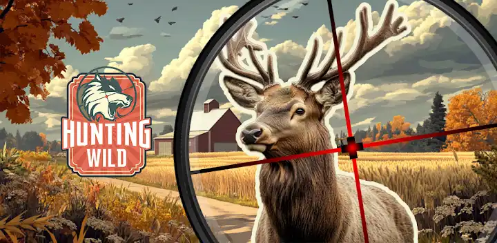 Hunting Wild: shooting hunter — Android game banner