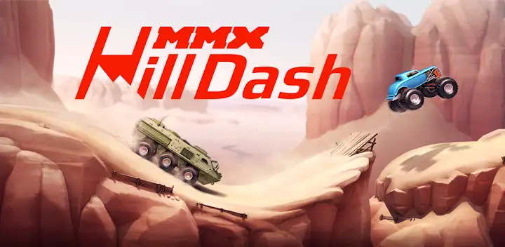 MMX Hill Dash — Android game banner
