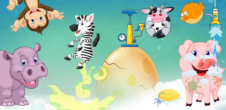 Toddler puzzle games for kids — Android game banner