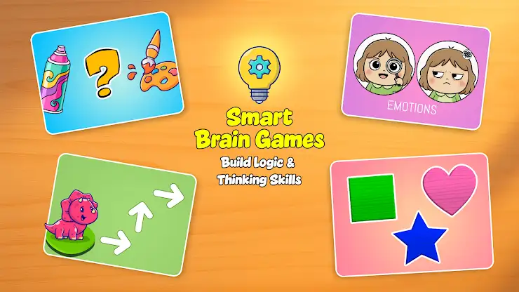 Kids Coloring & Brain games screenshot 3