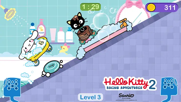 Hello Kitty games - car game screenshot 3
