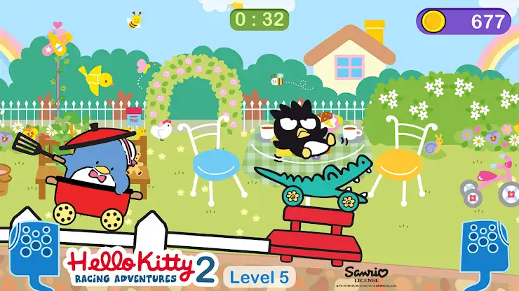 Hello Kitty games - car game screenshot 5