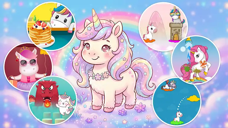Unicorn games for kids screenshot 1