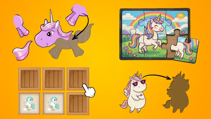 Unicorn games for kids screenshot 2