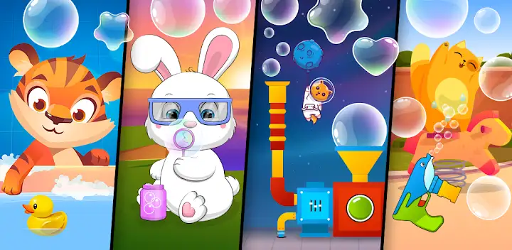 Bubble pop game - Baby games — Android game banner