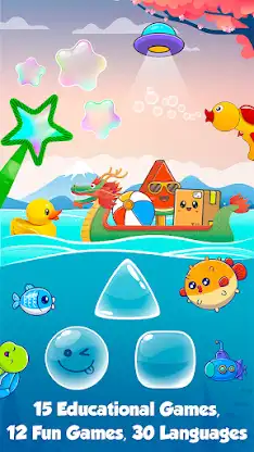 Bubble pop game - Baby games screenshot 1