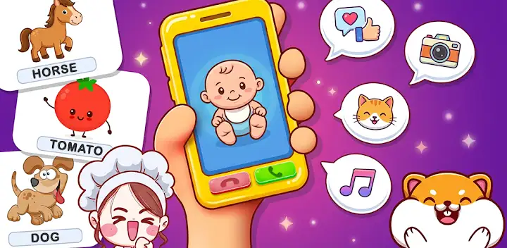 Baby phone games for kids — Android game banner
