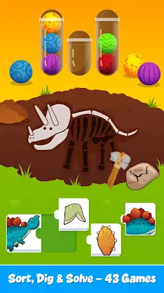 Dinosaur games for kids 3-8 screenshot 4
