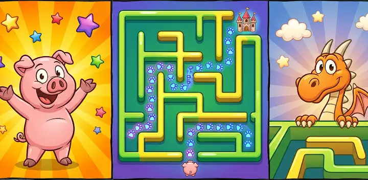 Maze game - Kids puzzle games — Android game banner