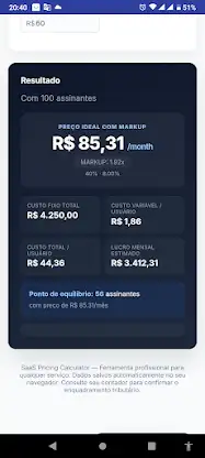 SaaS Pricing Calculator screenshot 4