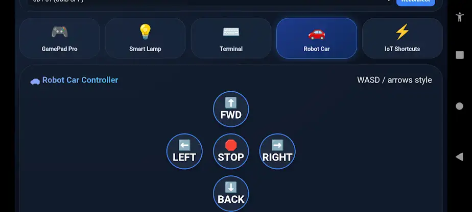 Arduino Bluetooth Controller screenshot 4