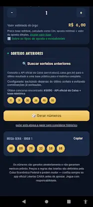 LotoMix — Gerador de Loteria screenshot 3