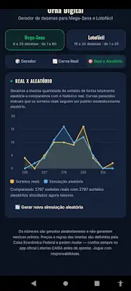 LotoMix — Gerador de Loteria screenshot 1