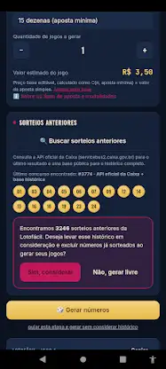 LotoMix — Gerador de Loteria screenshot 4