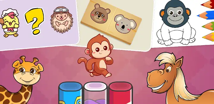 Puzzle for kids - Animal games — Android game banner