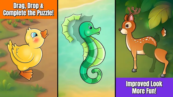 Toddler puzzles - Animal games screenshot 1