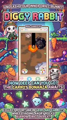 Diggy Rabbit! screenshot 1