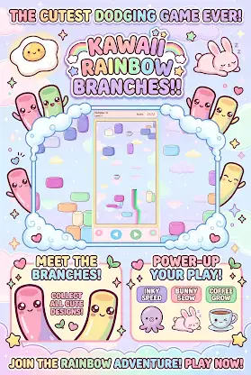 Kawaii Rainbow Branches!! screenshot 7