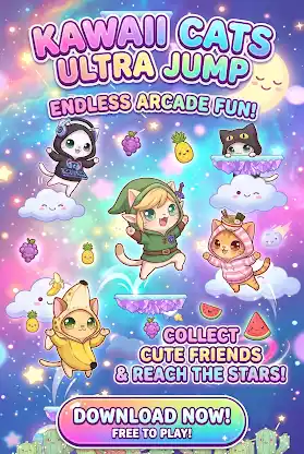 Kawaii Cats Ultra Jump! screenshot 3