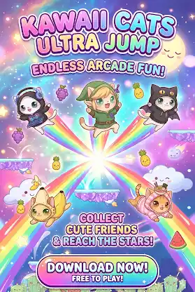 Kawaii Cats Ultra Jump! screenshot 5