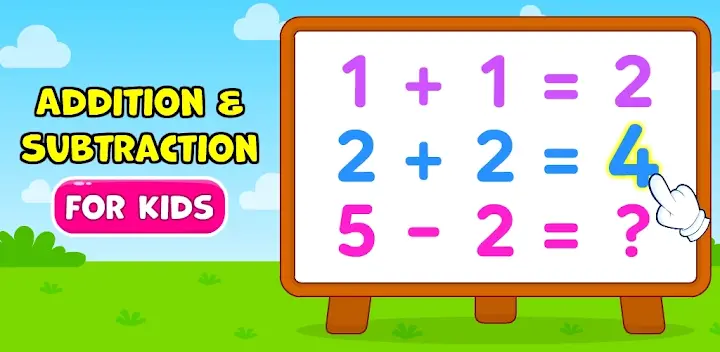 Addition and Subtraction Games — Android game banner