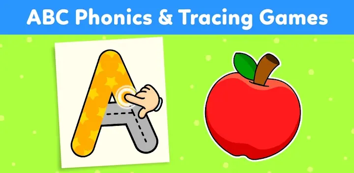 ABC Phonics Games Kids Tracing — Android game banner