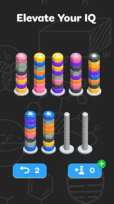 Nuts Sort - Color Sort screenshot 1