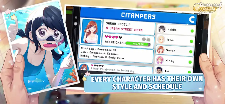 Citampi Stories: RPG Love Life screenshot 8