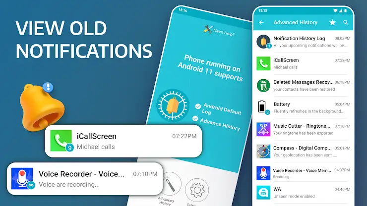 Notification History Log screenshot 1