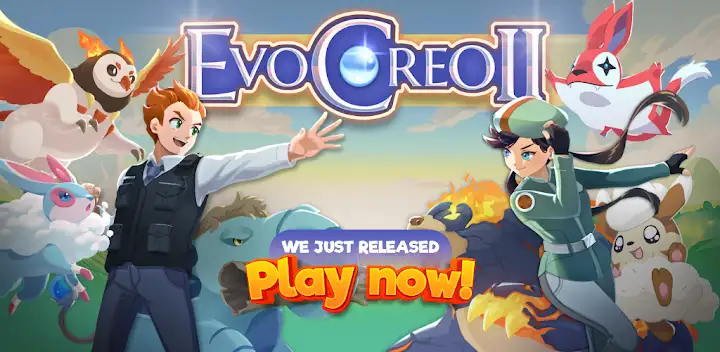 EvoCreo2: Monster Trainer RPG — Android game banner