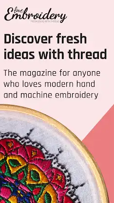 Love Embroidery Magazine screenshot 1