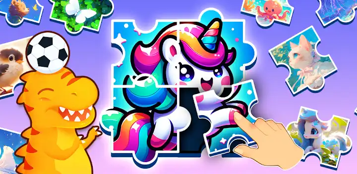 Puzzle Games for Kids: Animals — Android game banner