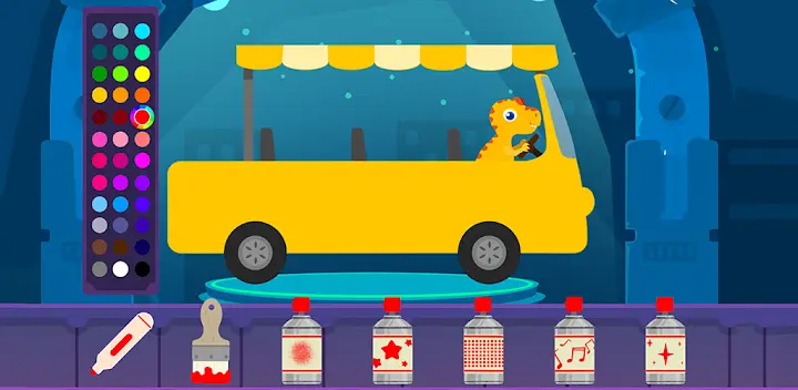 Dinosaur Bus Games for kids — Android game banner