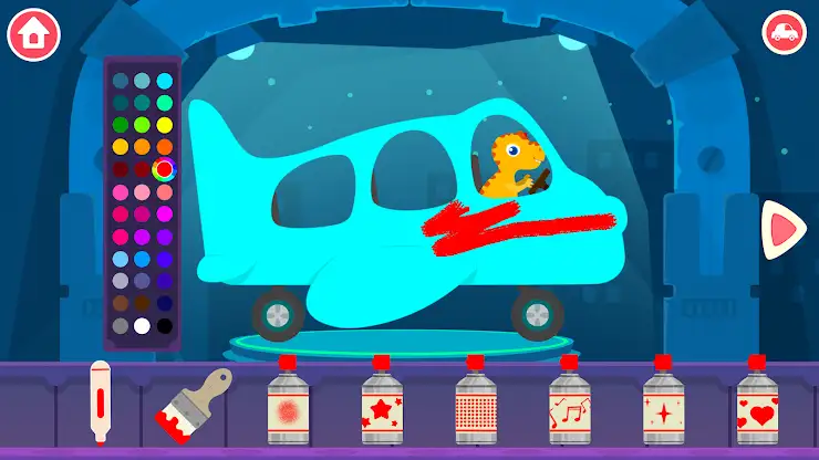 Dinosaur Bus Games for kids screenshot 1