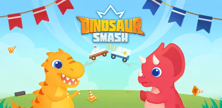 Dinosaur Smash Car Games — Android game banner