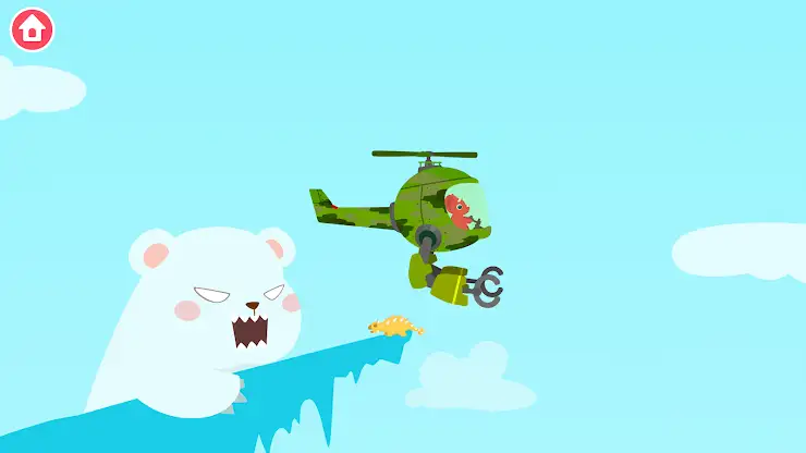 Dinosaur Helicopter Kids Games screenshot 5