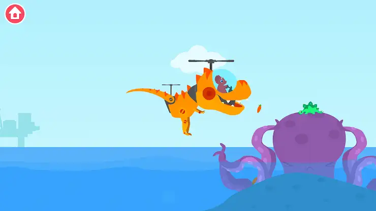 Dinosaur Helicopter Kids Games screenshot 4