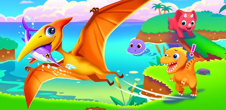 Dinosaur Games Kids — Android game banner