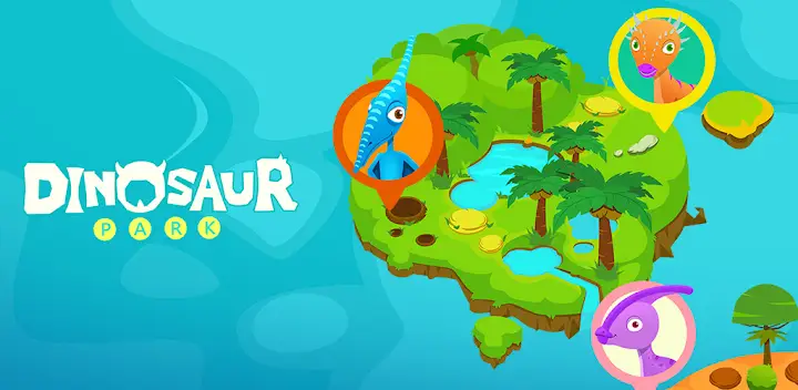 Dinosaur Games for Kids:Park 4 — Android game banner
