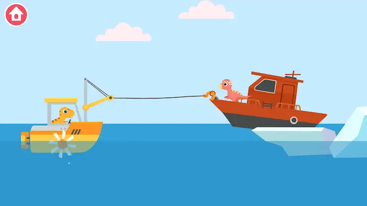 Dinosaur Patrol Boat: for kids screenshot 1