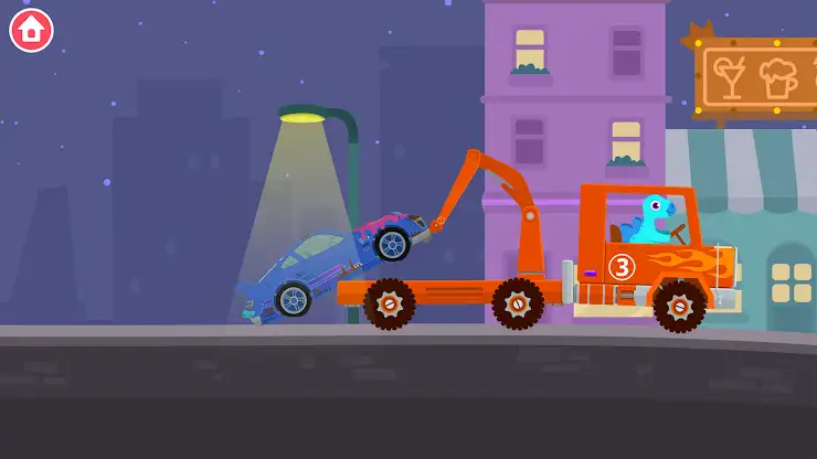 Dinosaur Rescue Truck Games screenshot 2