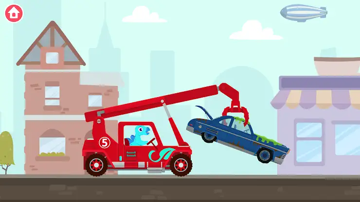 Dinosaur Rescue Truck Games screenshot 6