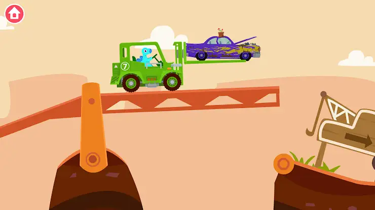 Dinosaur Rescue Truck Games screenshot 3