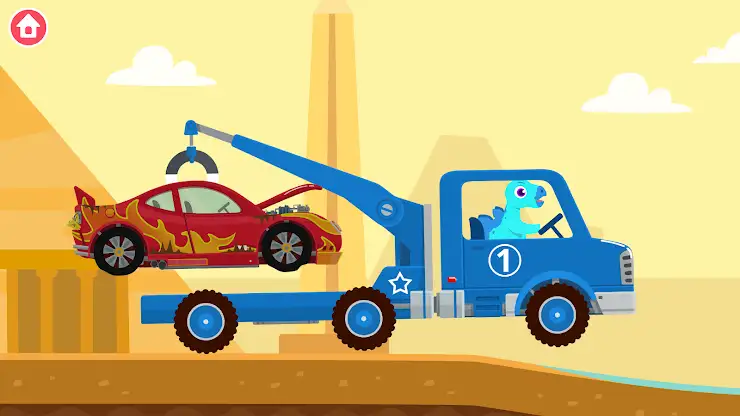 Dinosaur Rescue Truck Games screenshot 7