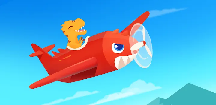 Dinosaur Plane Games for kids — Android game banner