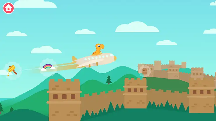 Dinosaur Plane Games for kids screenshot 2